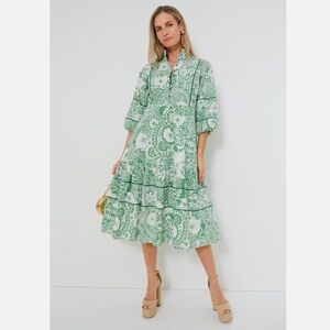 Hyacinth House green hillsborough dress S